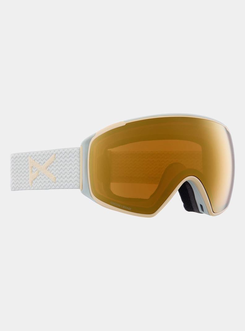 Orange / / Burton Anon M4S Goggles (Toric) + Bonus Lens + MFI® Face Mask Women's Ski Goggles | WASRXV205