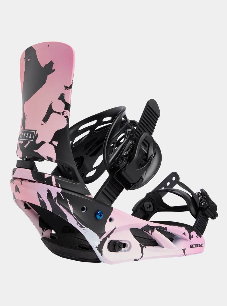 Pink / Black Burton Lexa Re:Flex Women's Snowboard Bindings | VNLTRI124