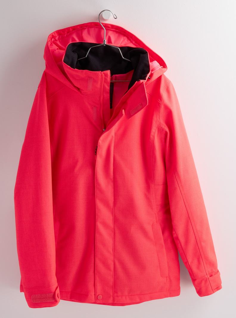 Pink Burton Jet Set Women's Ski Jackets | XGZQPL295