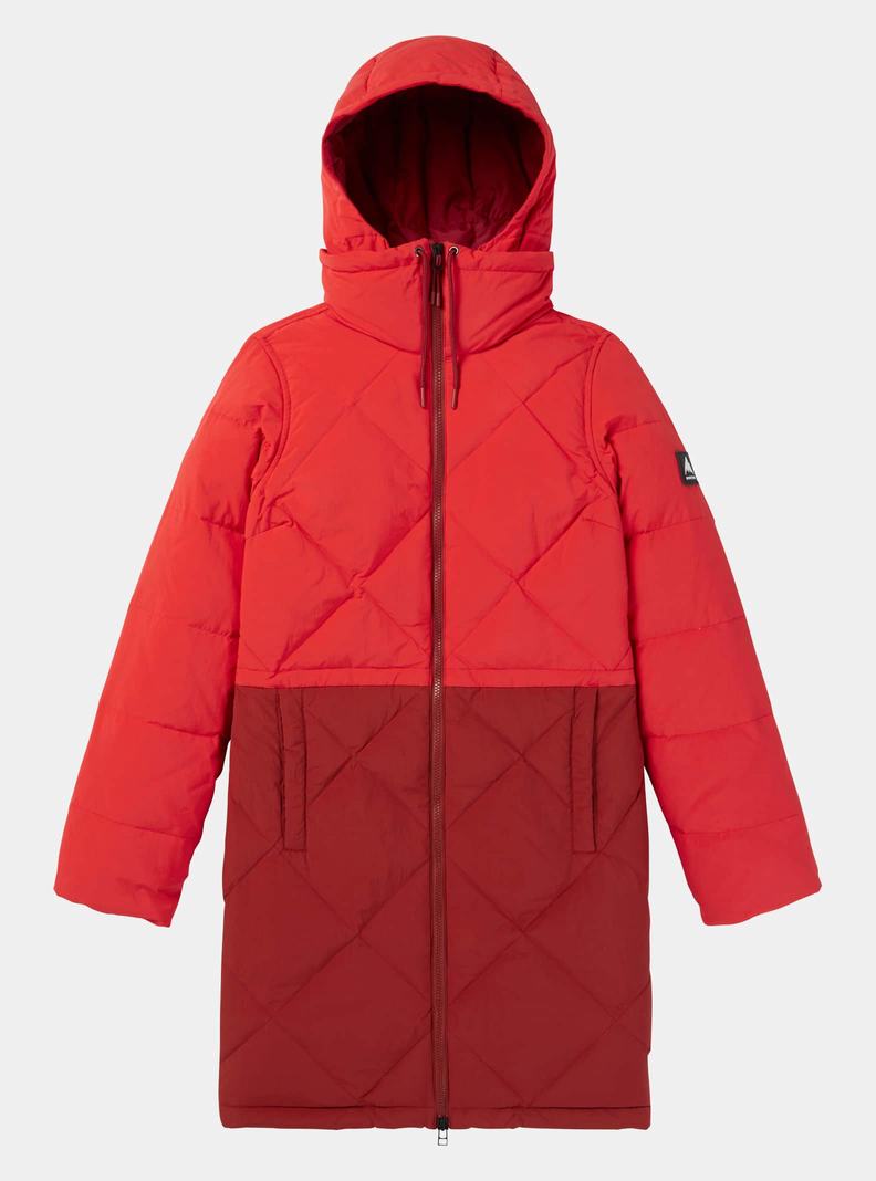 Pink / Orange Pink Burton Chescott Down Women's Ski Jackets | HITVJE630