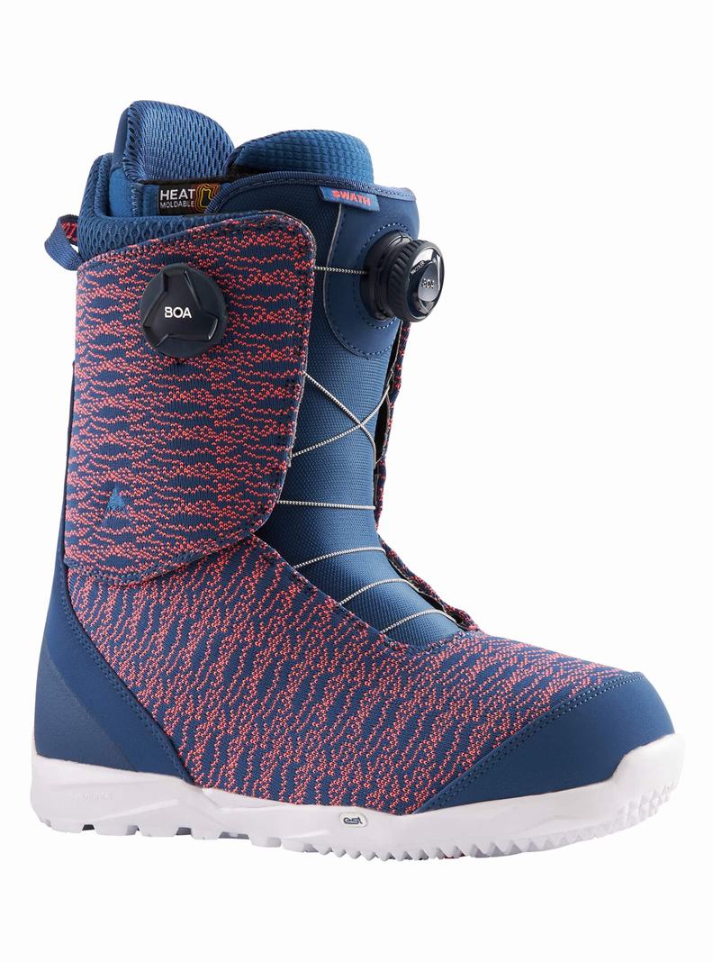 Purple / Blue Burton Swath BOA® Men's Snowboard Boots | IOZLSD634