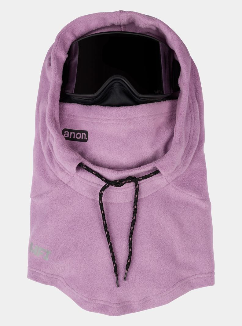 Purple Burton Anon MFI® Fleece Helmet Hood Women's Facemasks | BLTUCZ694