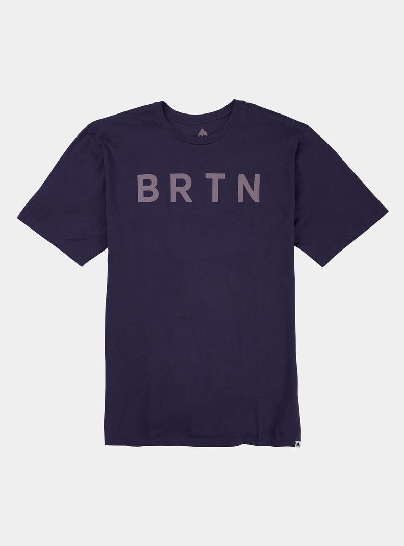 Purple Burton BRTN Short Sleeve Men's T-Shirts | IPZGLS638