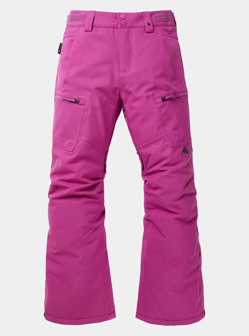 Purple Burton Elite 2L Cargo Kids' Ski Pants | HBILQS561