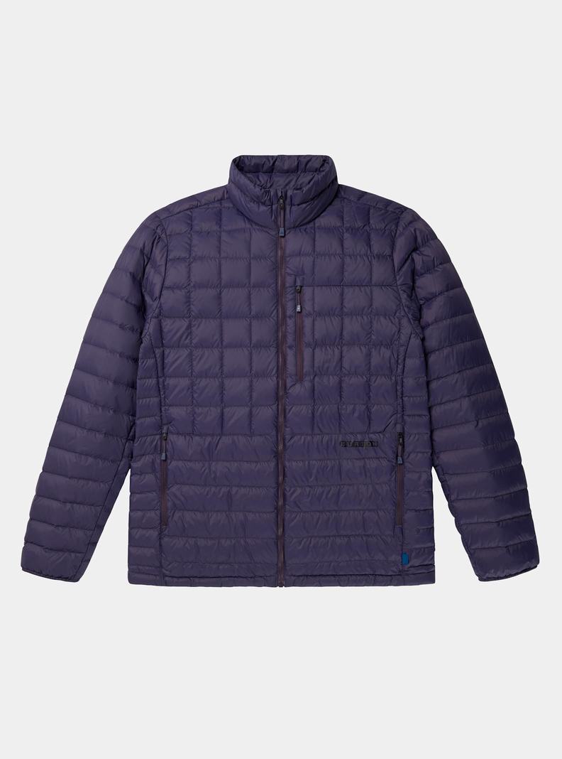 Purple Burton Mid-Heat Down Men's Ski Jackets | TBVRED809