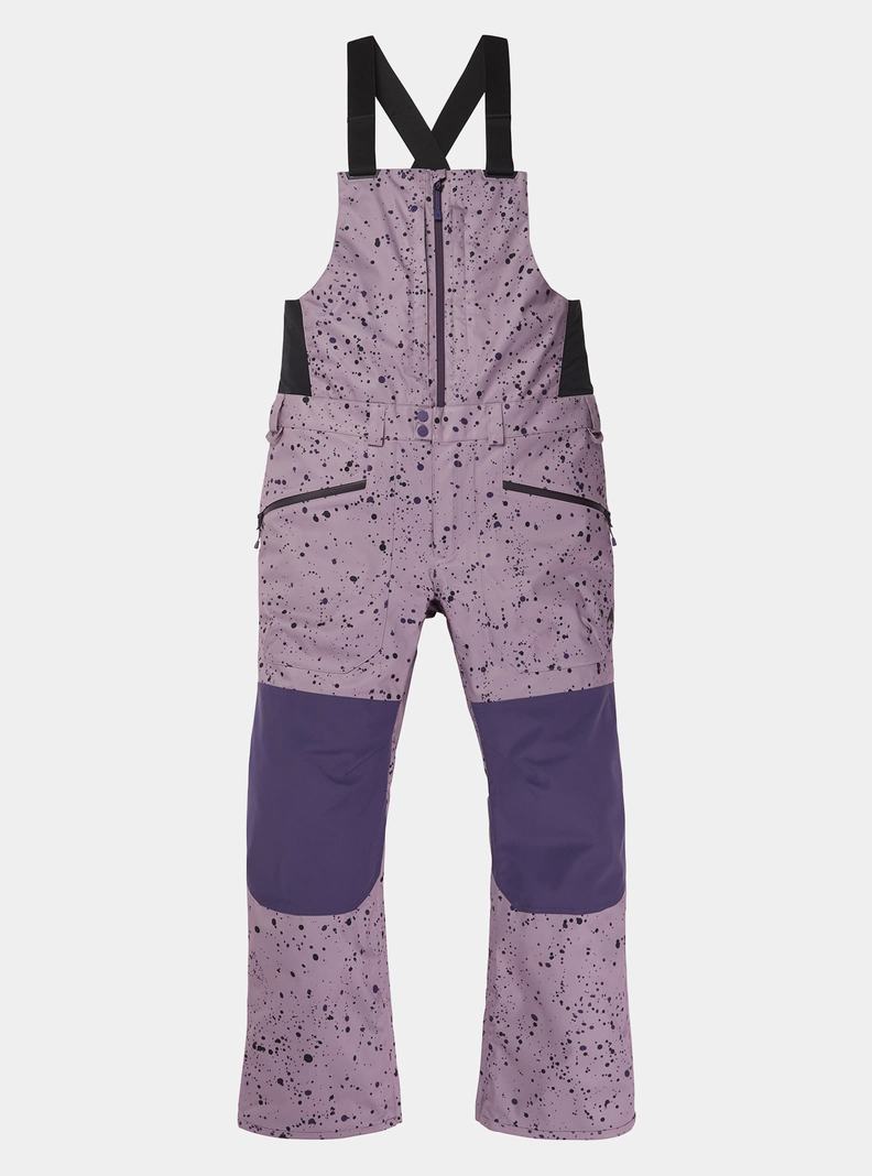 Purple Burton Reserve 2L Men's Bibs | JHZABW961