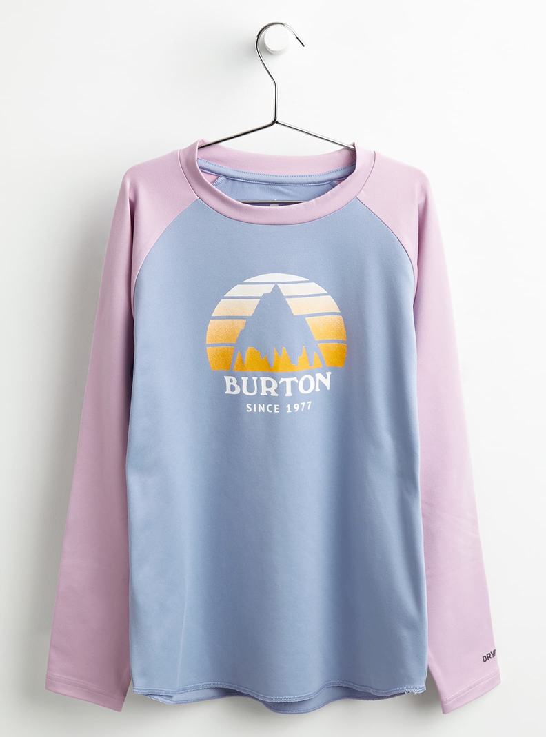 Purple Burton Tech T-Shirt Kids' Base Layer Top | MQOISP047