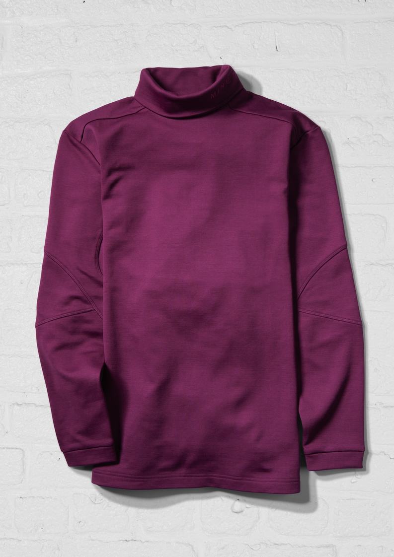 Purple Burton Tech Turtleneck Women's Fleece | FSJPNX254