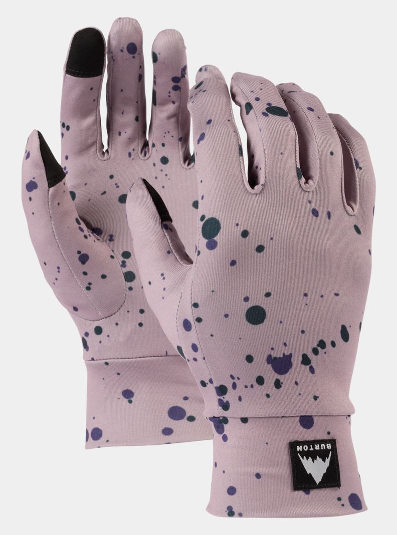 Purple Burton Touchscreen Glove Liner Women's Ski Gloves | EZQSIR469