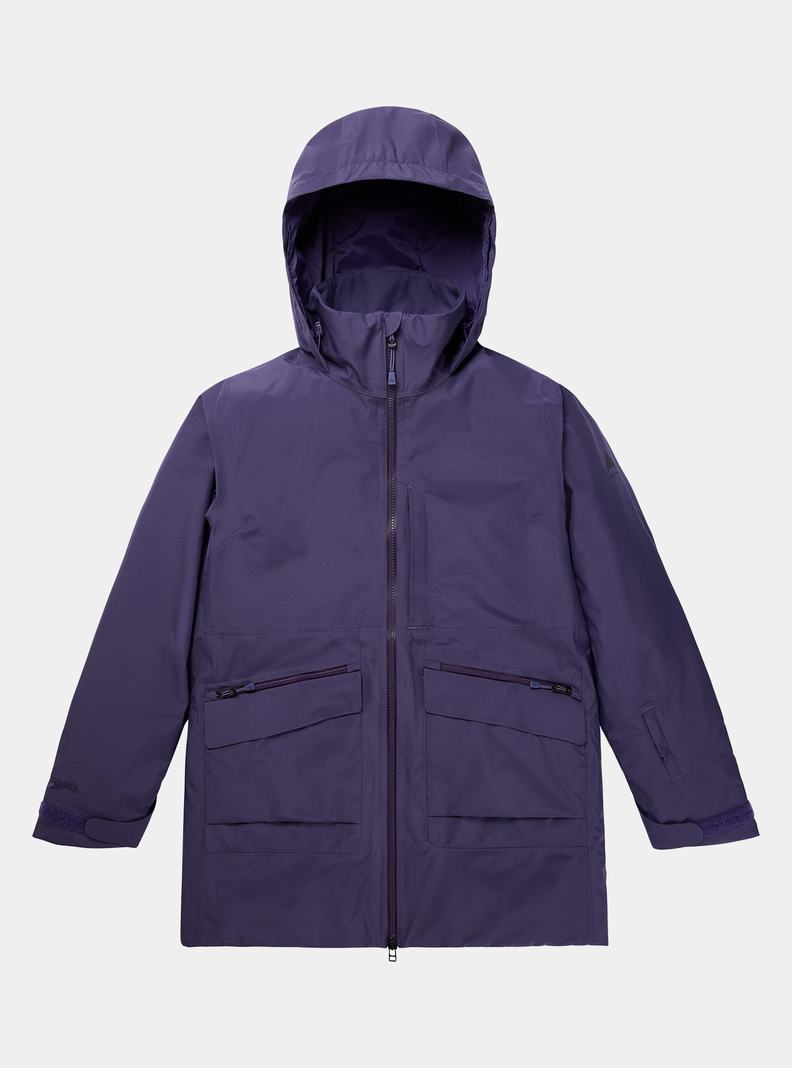 Purple Burton Treeline GORE-TEX 2L Women's Ski Jackets | QHSPOJ592