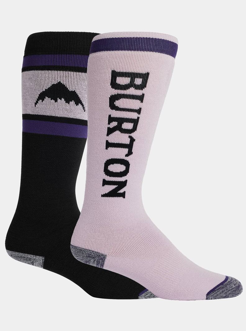 Purple Burton Weekend Midweight (2 Pack) Women's Socks | TCIQXN341