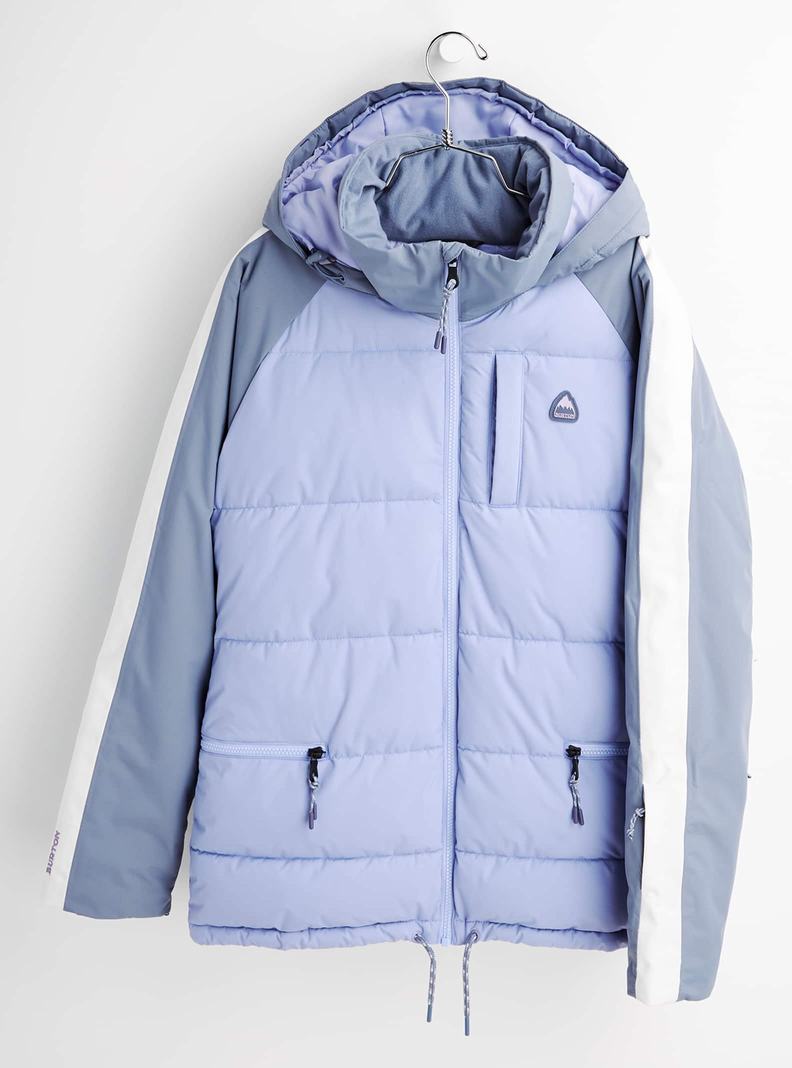 Purple / Grey Burton Keelan Women's Ski Jackets | HPZWFD917