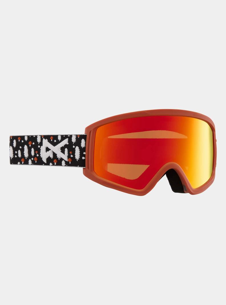 Red / Burton Anon Tracker 2.0 Kids' Ski Goggles | MEPCFU158