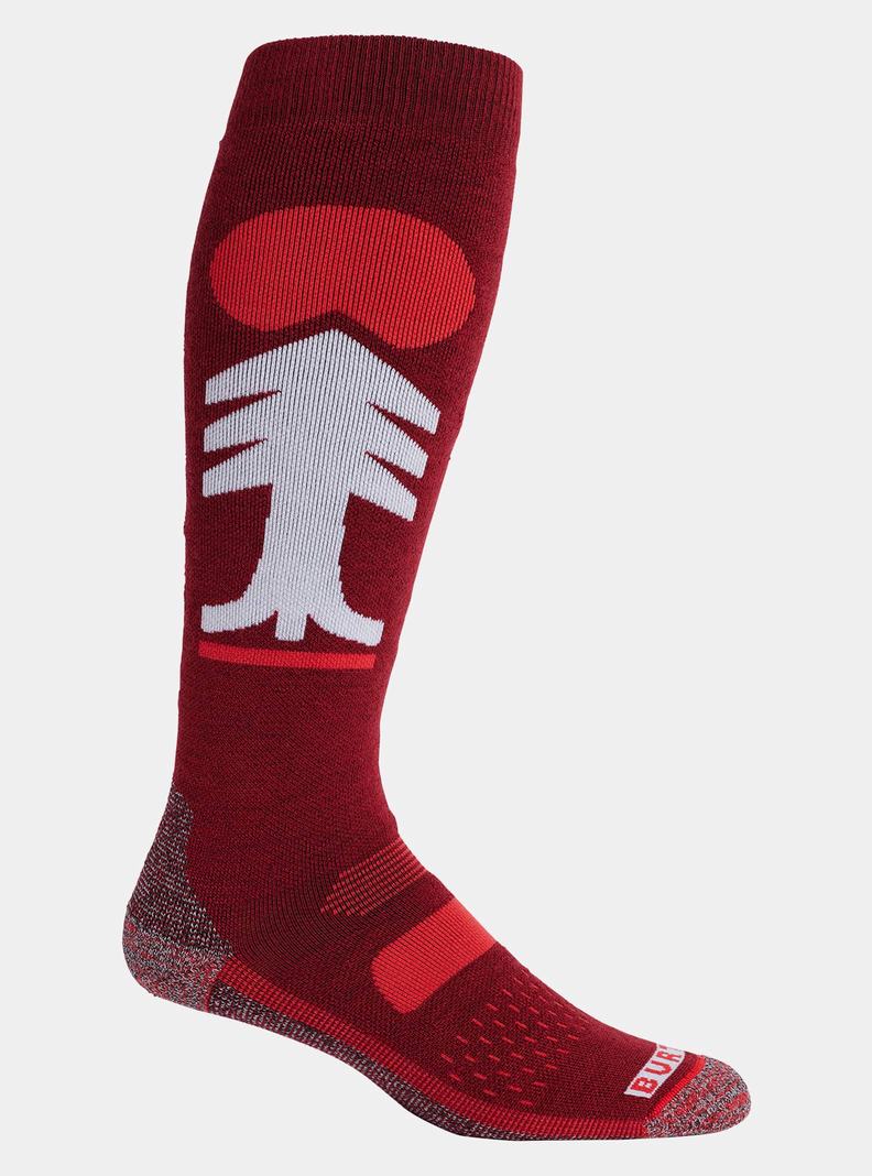 Red Burton Performance Midweight Men's Socks | IWAJSM359