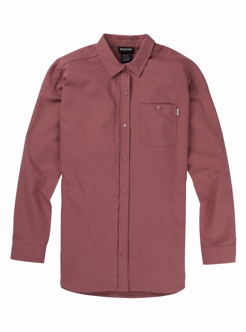 Rose Burton Stretch Grace Performance Flannel Women's Shirts | KDGTSJ350