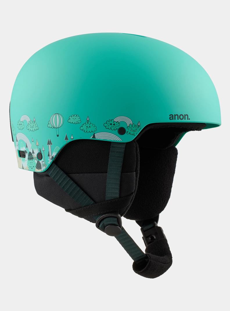 Turquoise Burton Anon Rime 3 Kids' Snowboard Helmets | UPCITB380