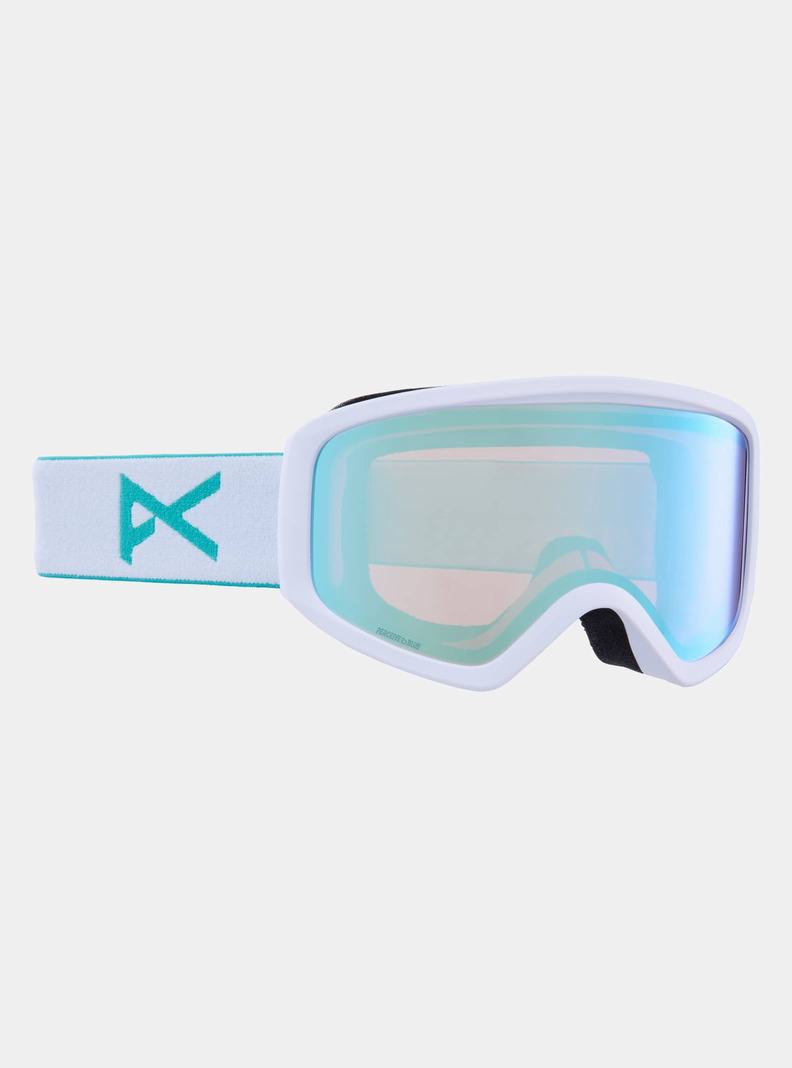 White / Blue / / Burton Anon Insight Goggles + Bonus Lens Women's Ski Goggles | XKQOPV419