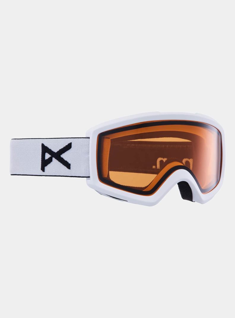 White / Burton Anon Helix 2.0 Goggles (Non-Mirror) Men's Ski Goggles | FPZCBT893