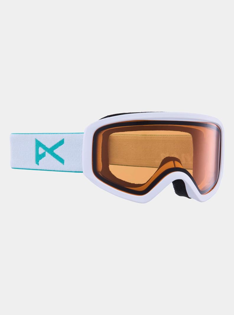 White / Burton Anon Insight Goggles (Non-Mirror) Women's Ski Goggles | FWGCUR786