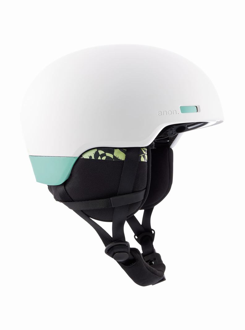 White Burton Anon Windham WaveCel Men's Snowboard Helmets | ZSEODN294