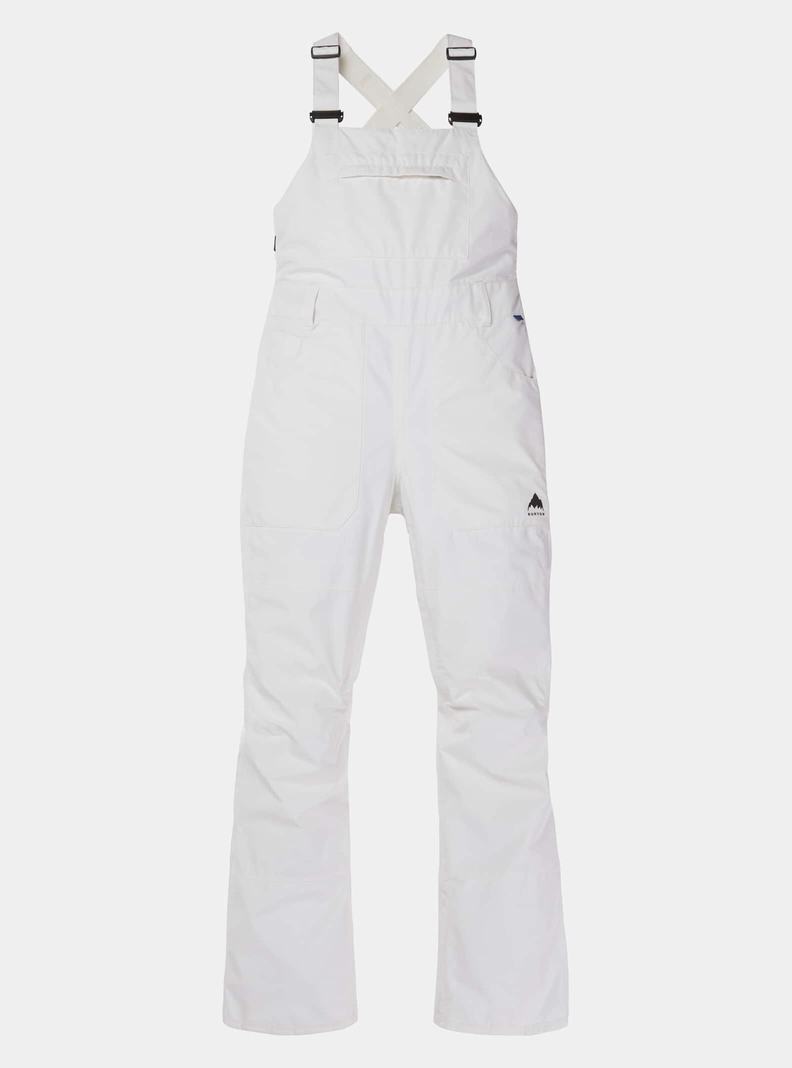 White Burton Avalon GORE-TEX 2L Women's Bibs | JVYFBH086