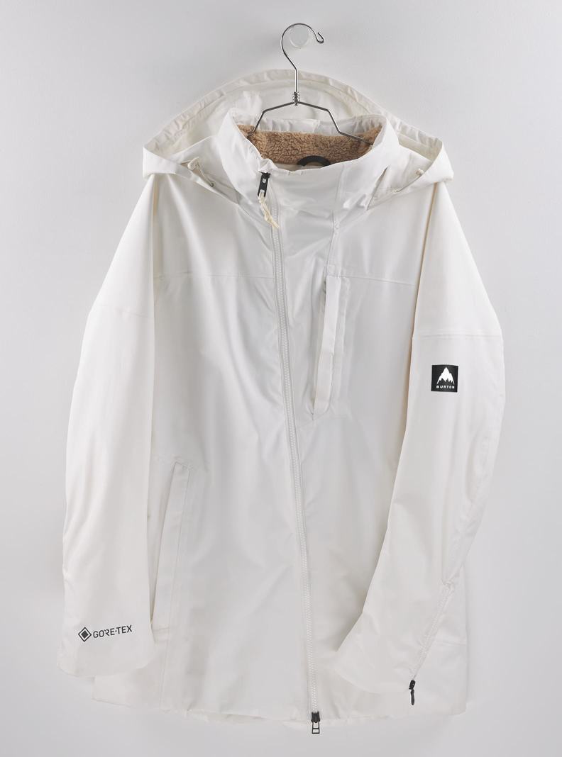 White Burton GORE-TEX Pillowline Women's Ski Jackets | QLGNTD805