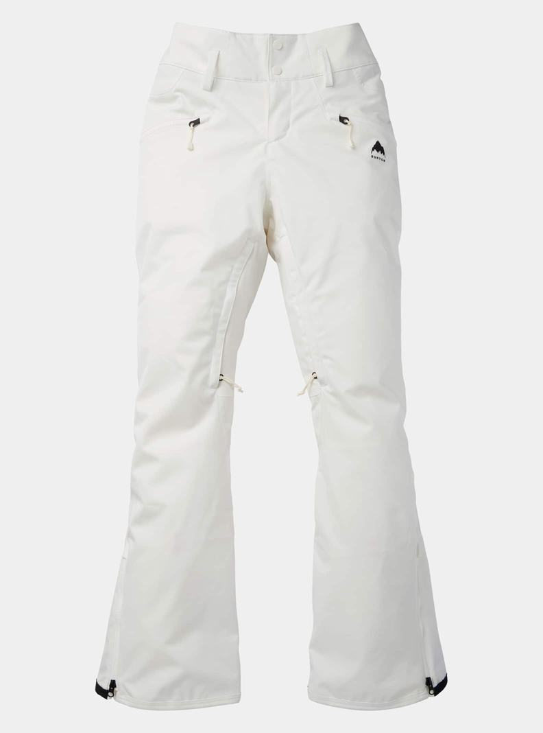 White Burton Marcy High Rise Stretch Women's Ski Pants | QIOPDG394