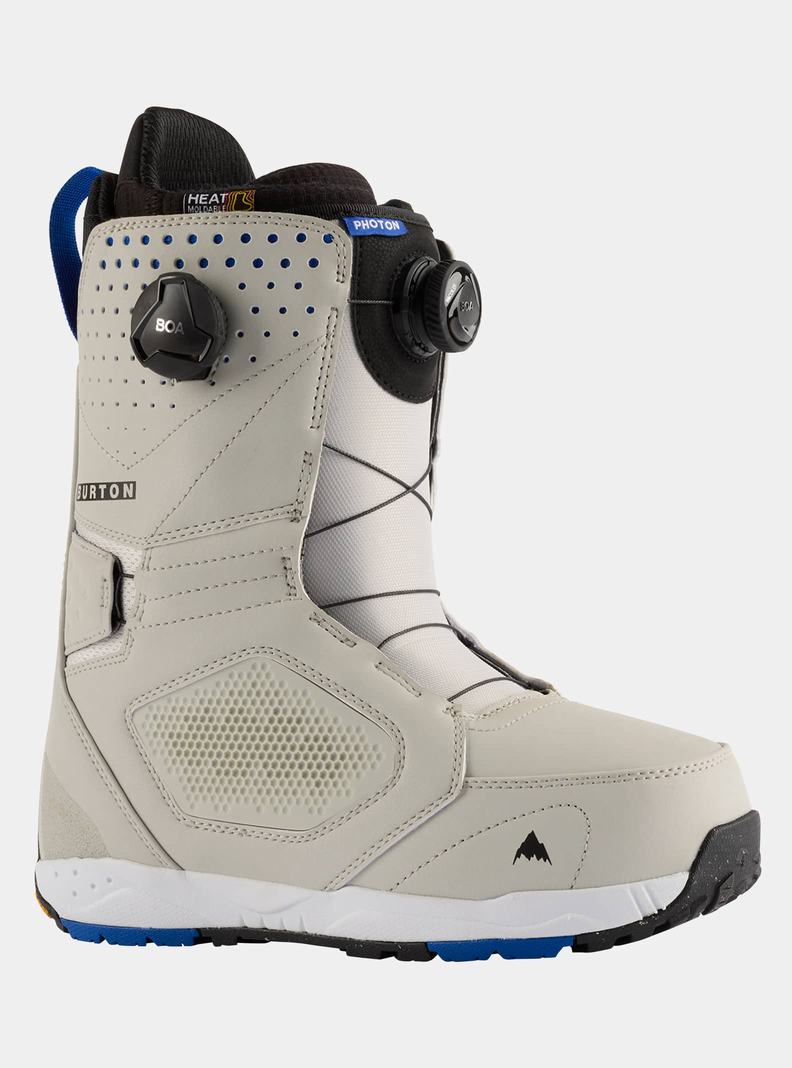 White Burton Photon BOA® (Wide) Men's Snowboard Boots | IOKXJW817