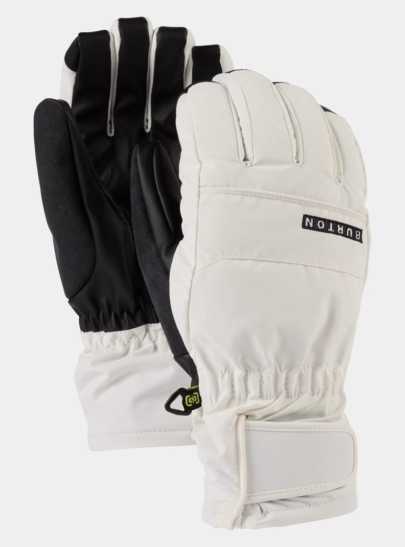 White Burton Profile Under Women's Ski Gloves | MEYOWS798