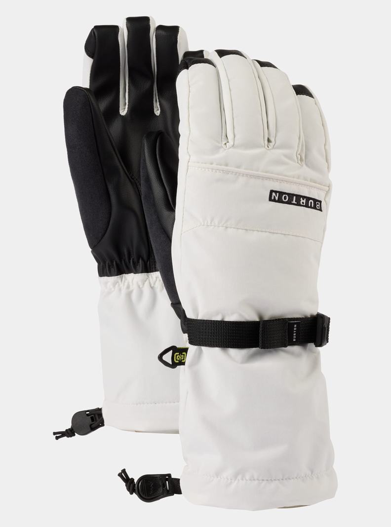 White Burton Profile Women's Ski Gloves | ZREPIQ413