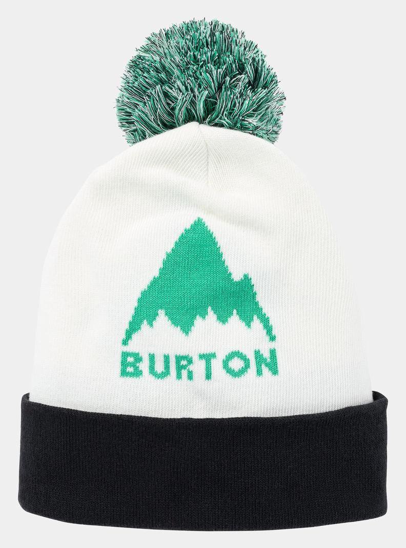 White Burton Recycled Trope Men's Beanie | UHIEBD289