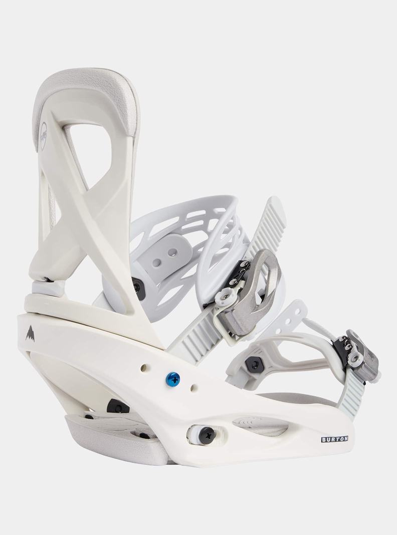 White Burton Scribe Re:Flex Women's Snowboard Bindings | LDZPQO192