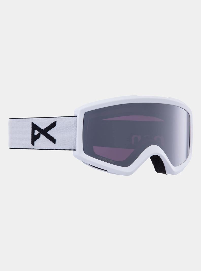 White / Orange / Black Burton Anon Helix 2.0 Perceive Goggles + Bonus Lens Women's Ski Goggles | NXOQLR961