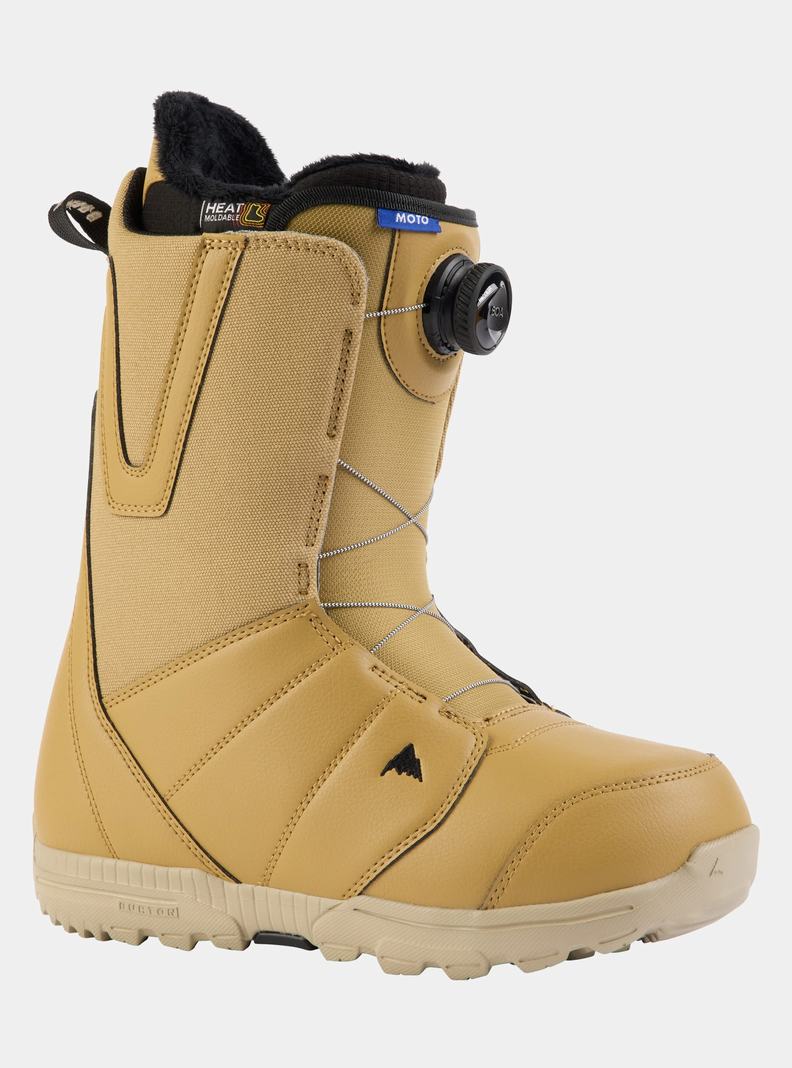 Yellow Burton Moto BOA® (Wide) Men's Snowboard Boots | UEIACB312