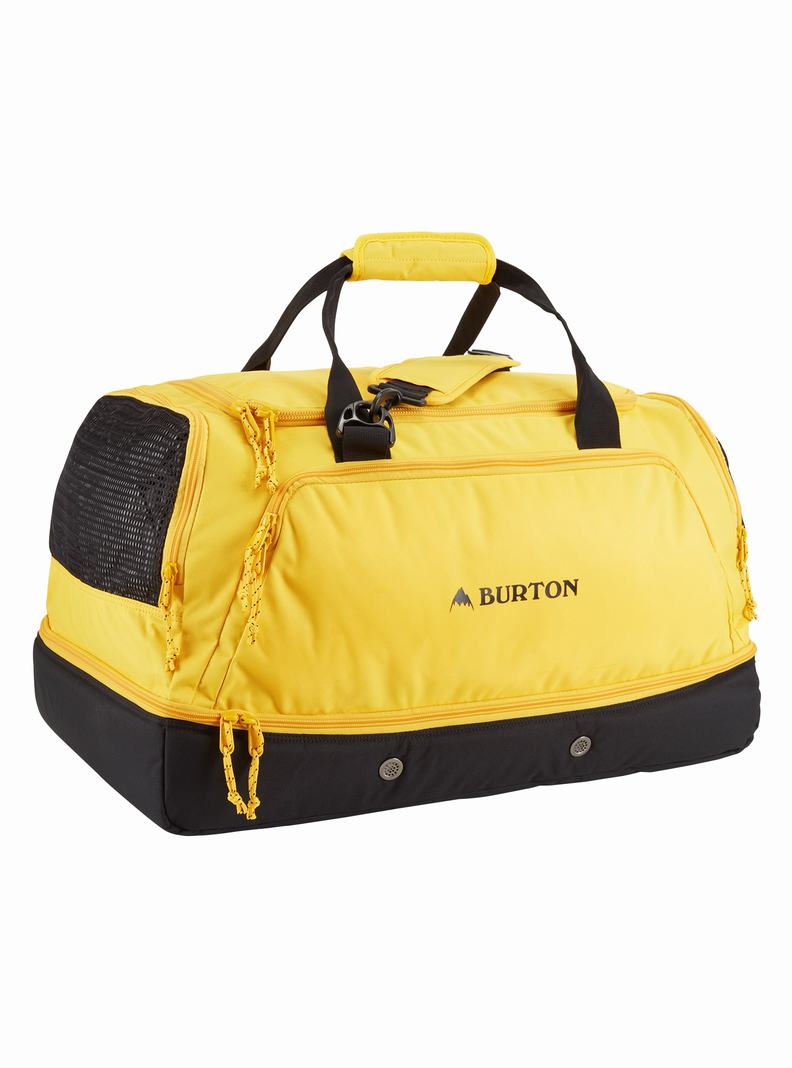 Yellow Burton Rider's 2.0 73L Duffel Unisex Backpacks | XHFWTG967