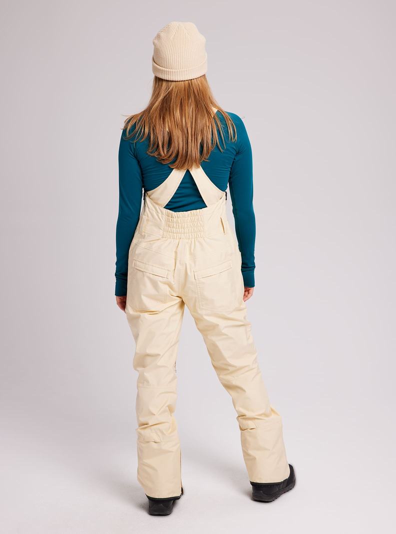 Beige Burton GORE-TEX Avalon Women's Bibs | QUPMOR027