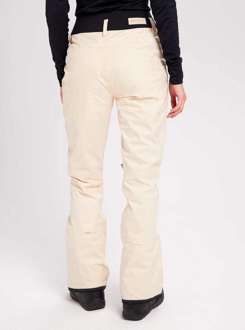 Beige Burton Marcy High Rise Stretch Women's Ski Pants | PSNBTY195