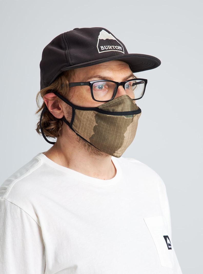 Beige / Camo Burton Wicking Men's Facemasks | AJOXDH265