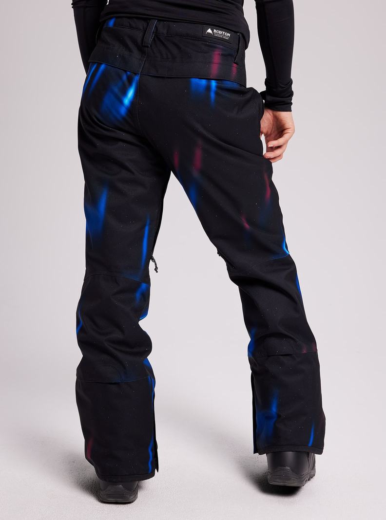 Black / Blue Burton Society Women's Ski Pants | IBQZJP740