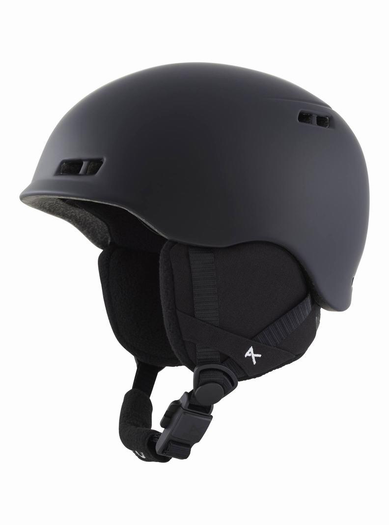 Black Burton Anon Burner Kids' Snowboard Helmets | IGMUBC067