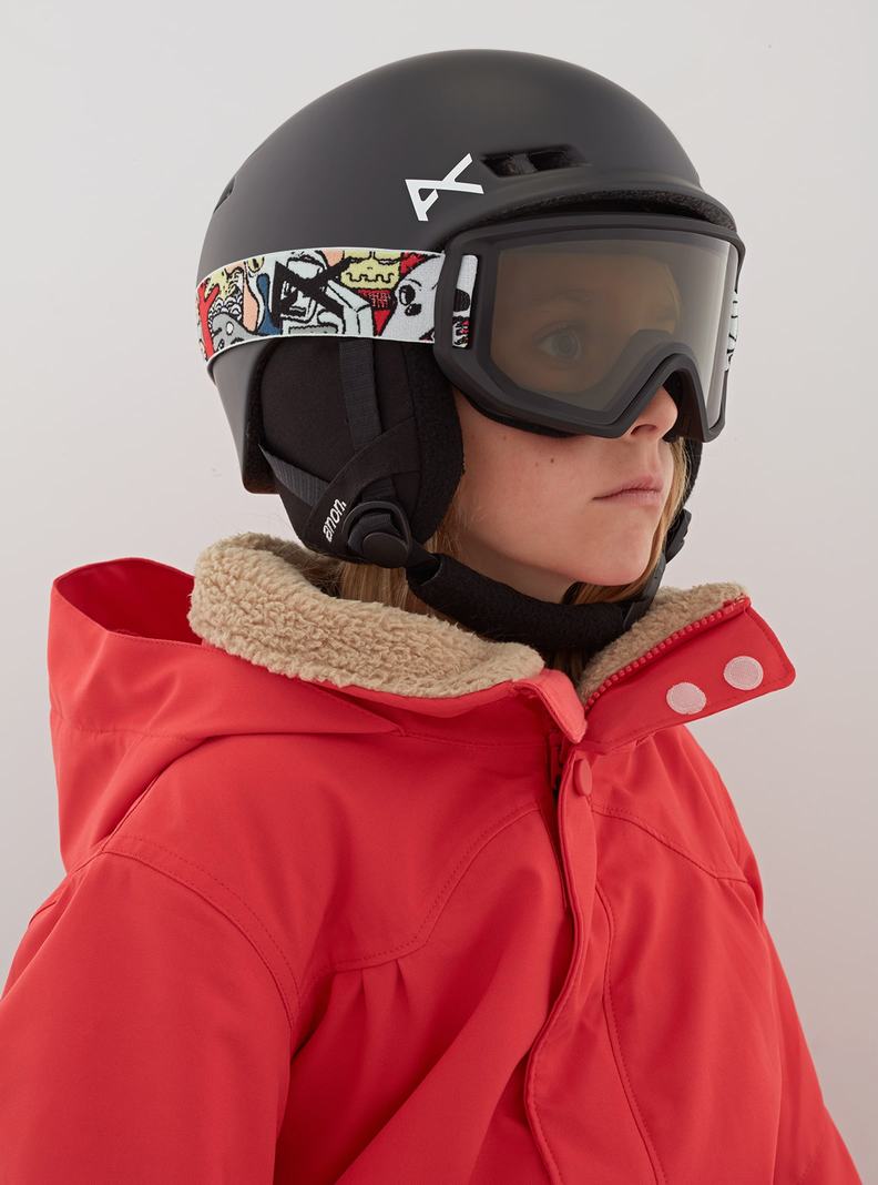 Black Burton Anon Burner Kids' Snowboard Helmets | IGMUBC067