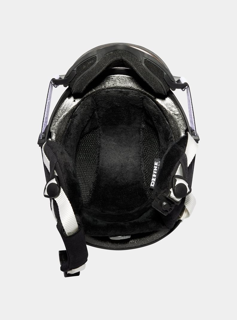 Black Burton Anon Define Kids' Snowboard Helmets | UWFZEM317