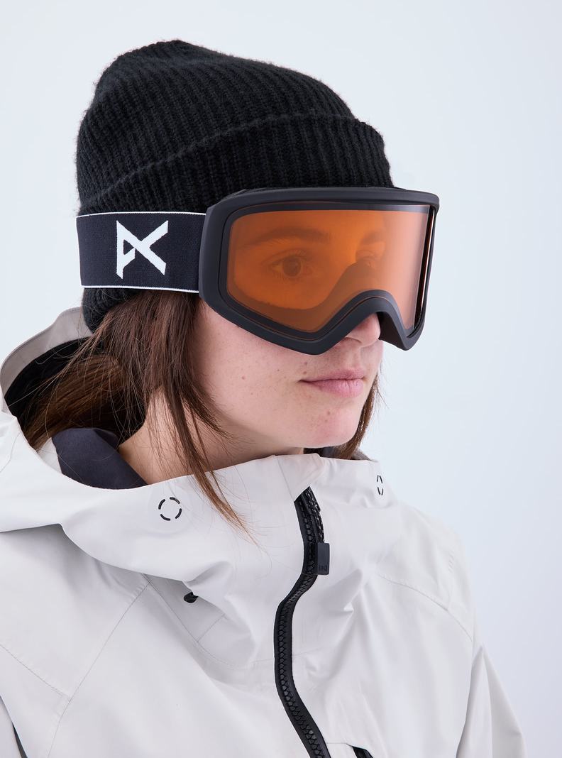 Black / Burton Anon Insight Goggles (Non-Mirror) Women's Ski Goggles | FANQLR312