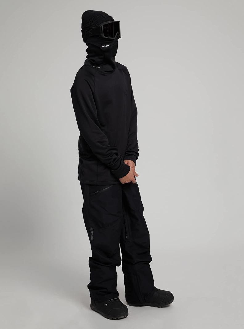 Black Burton Anon MFI® Power Dry® Long Sleeve Balaclava Men's Hoodies | DCGLWQ453