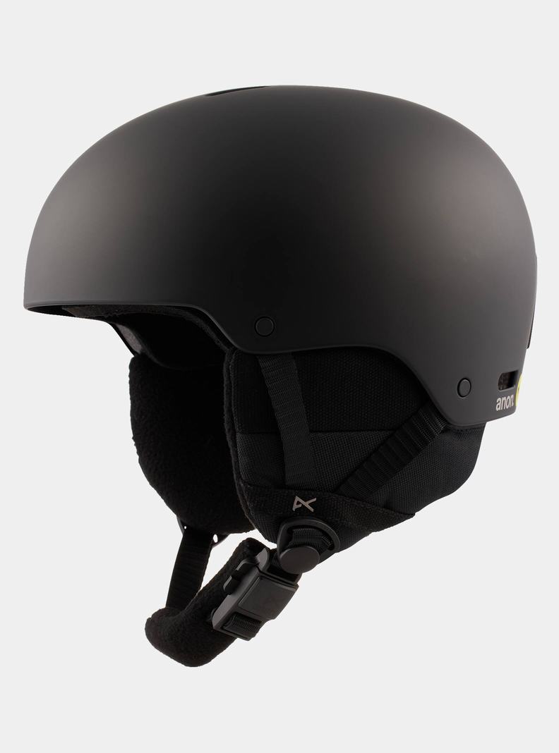 Black Burton Anon Rime 3 Kids' Snowboard Helmets | RCKNYB376