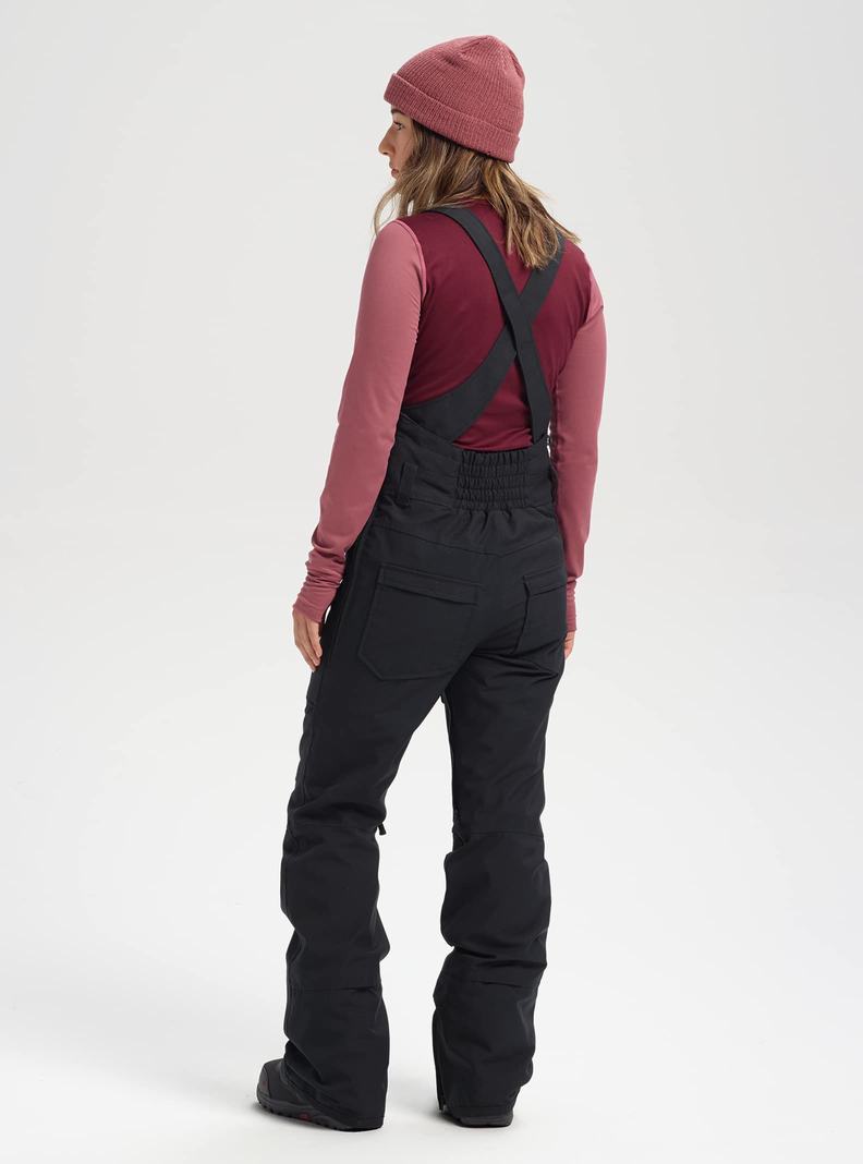 Black Burton Avalon - Softshell Women's Bibs | MKQRVS765