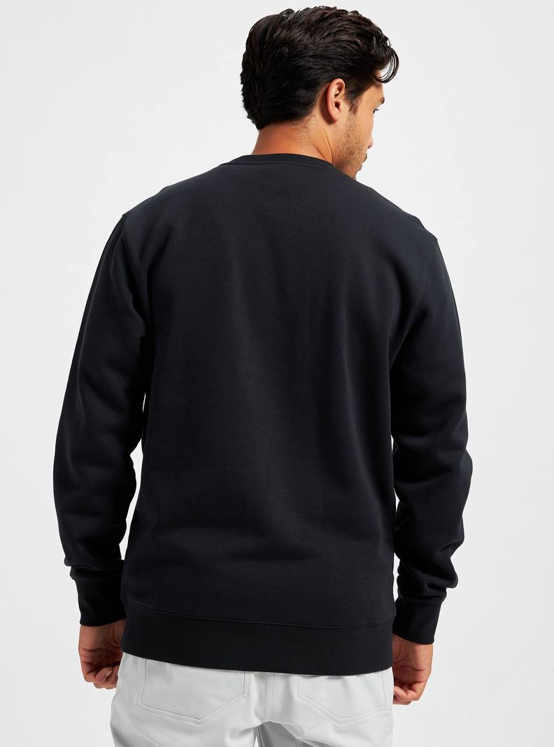 Black Burton BRTN Crew Men's Sweatshirts | NPIRAE023