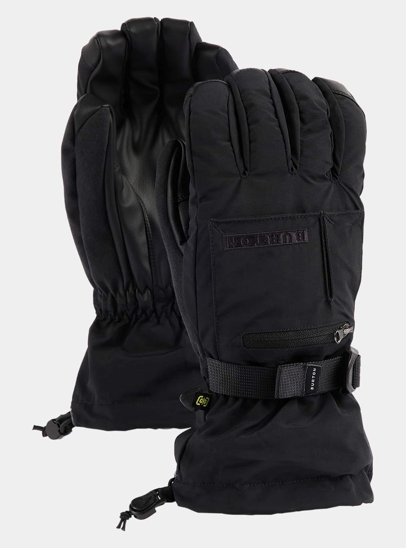 Black Burton Baker 2-In-1 Men\'s Ski Gloves | IQTCGS957