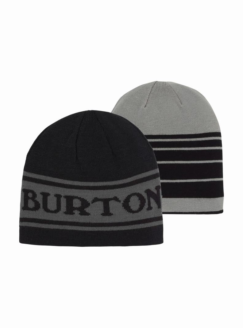 Black / Burton Billboard Reversible Kids\' Beanie | RQNKPX432