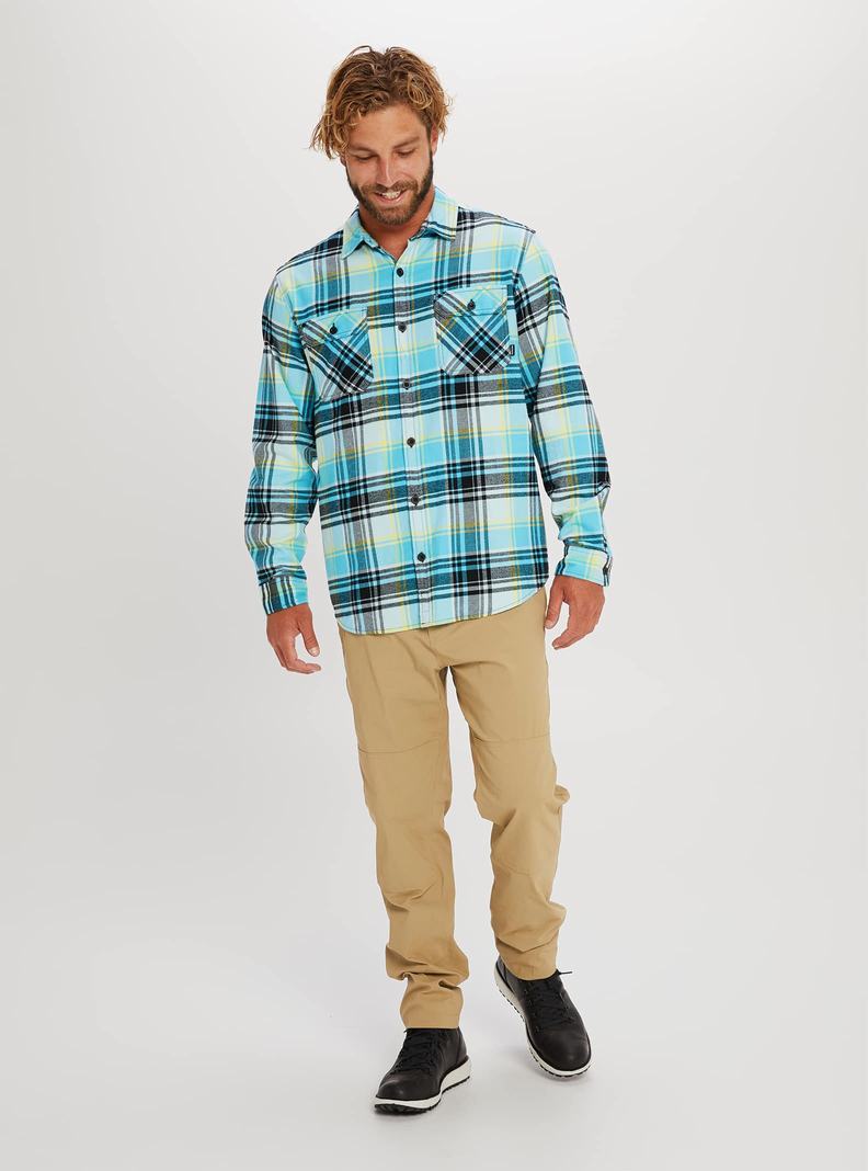 Black Burton Brighton Flannel Men's Shirts | LVDMAZ276